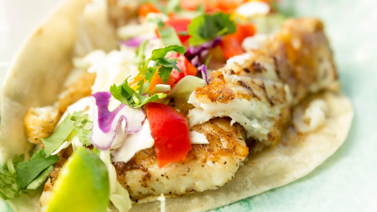 Grilled fish taco at Spencer Makenzie's, Camarillo