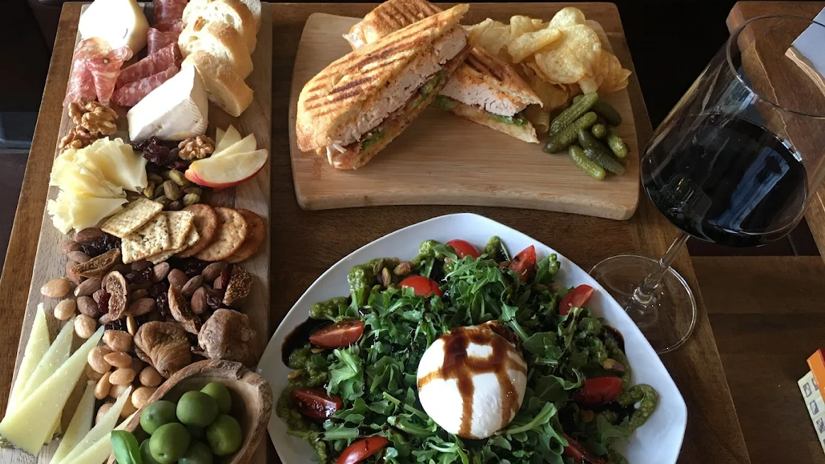 Cheese and charcuterie board at The Wine Closet, Old Town Camarillo